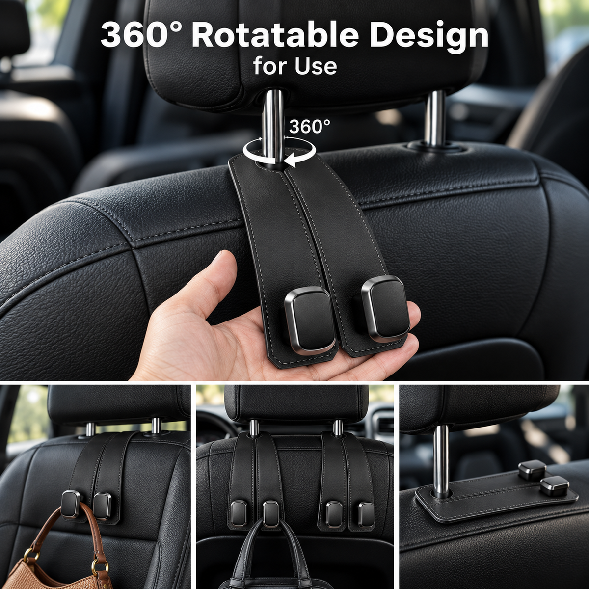 CarHook™ — Car Headrest Bag Holder