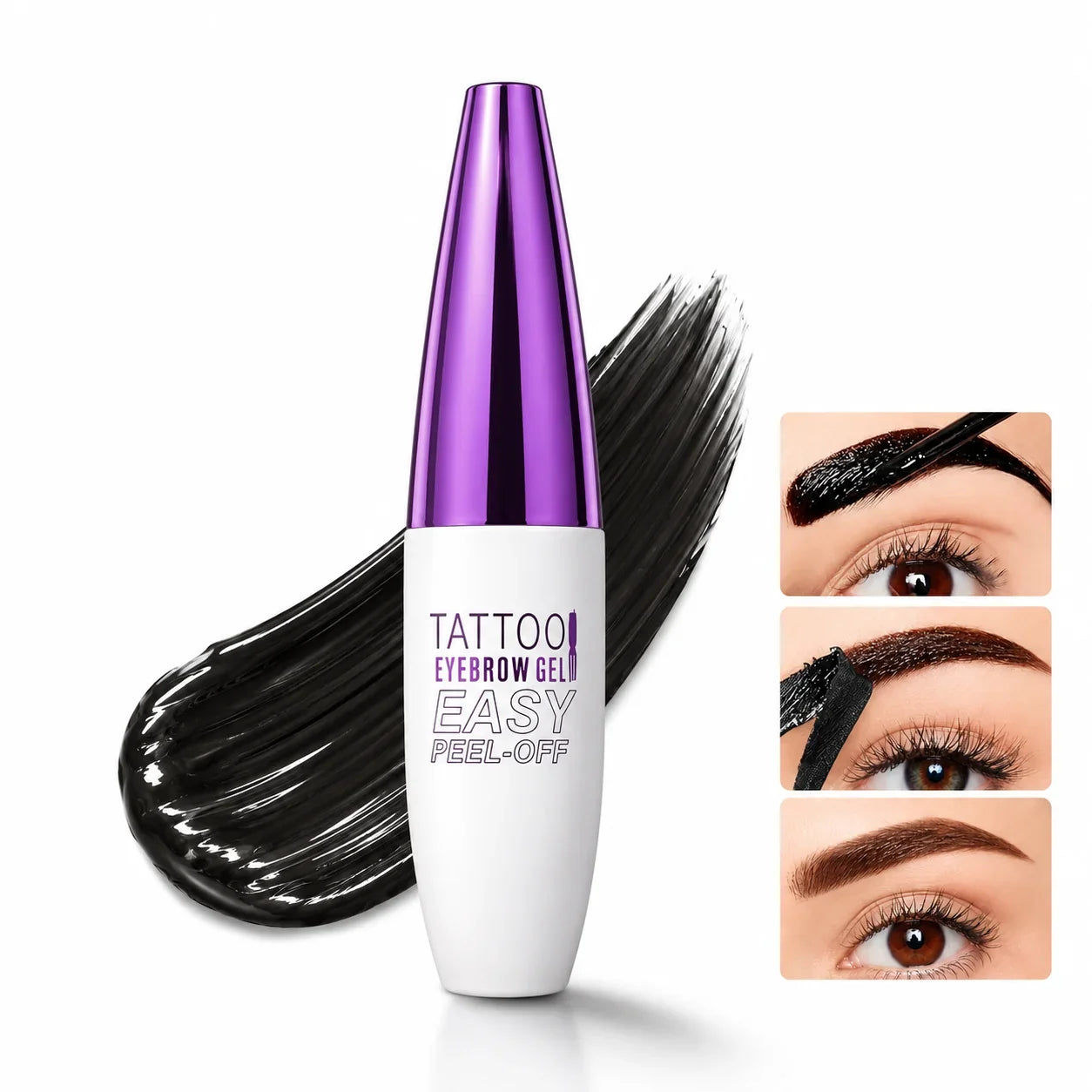 Vectoraa Peel-Off Eyebrow Tint – Long-Lasting Waterproof Brow Gel Tattoo