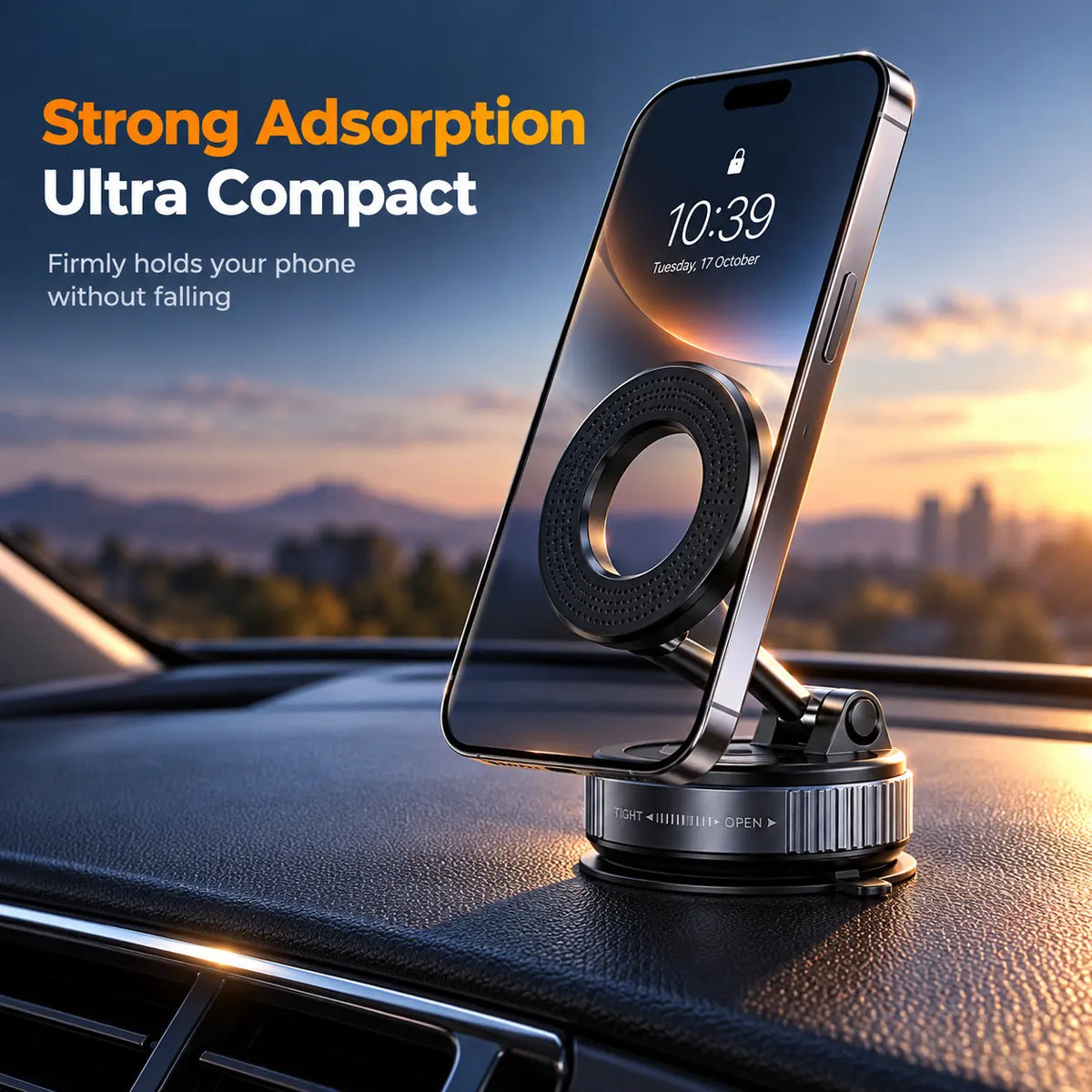 SnapGrip™ 360° Magnetic Phone Holder