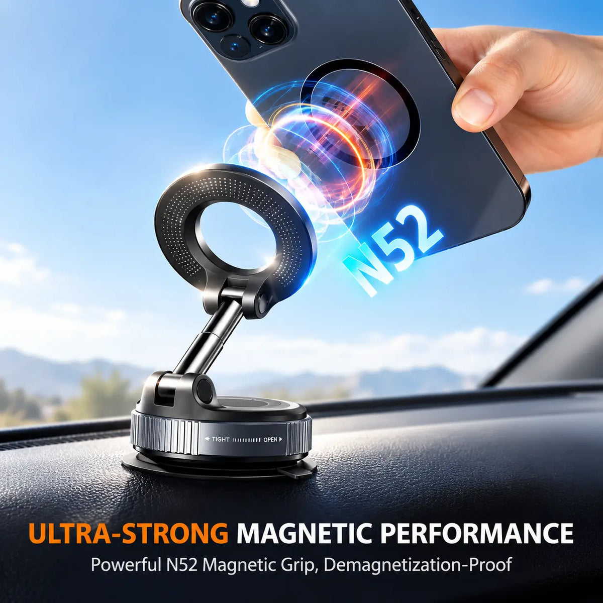 SnapGrip™ 360° Magnetic Phone Holder
