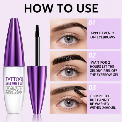 Vectoraa Peel-Off Eyebrow Tint – Long-Lasting Waterproof Brow Gel Tattoo