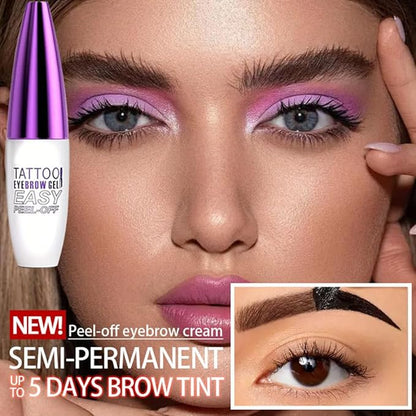 Vectoraa Peel-Off Eyebrow Tint – Long-Lasting Waterproof Brow Gel Tattoo