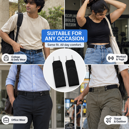 FlexFit™ Buckle-Free Elastic Belt