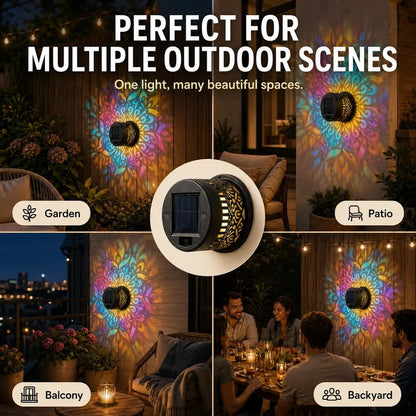 Lumaya™ | Solar Mandala Light for Stunning Outdoor Décor